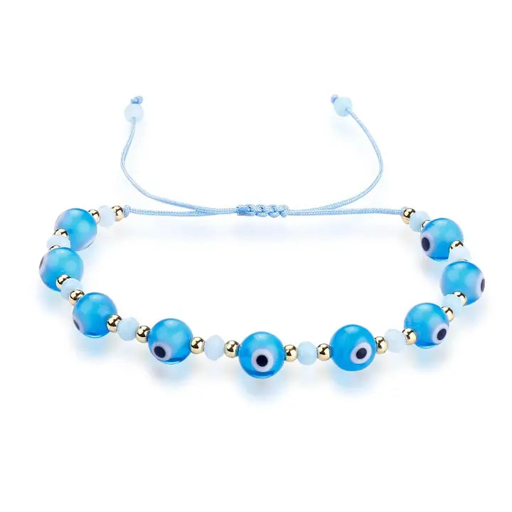 Evil Eye beads  rope  Bracelet
