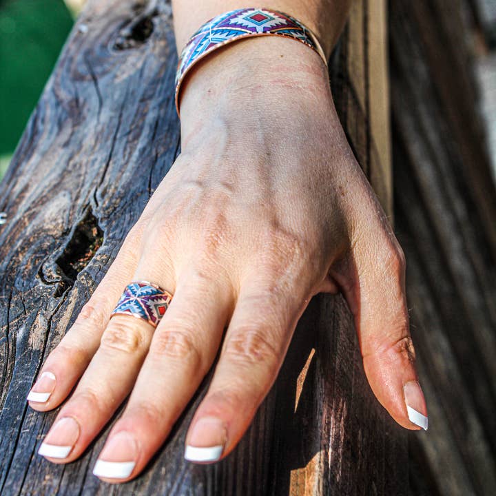 Copper western American Rings