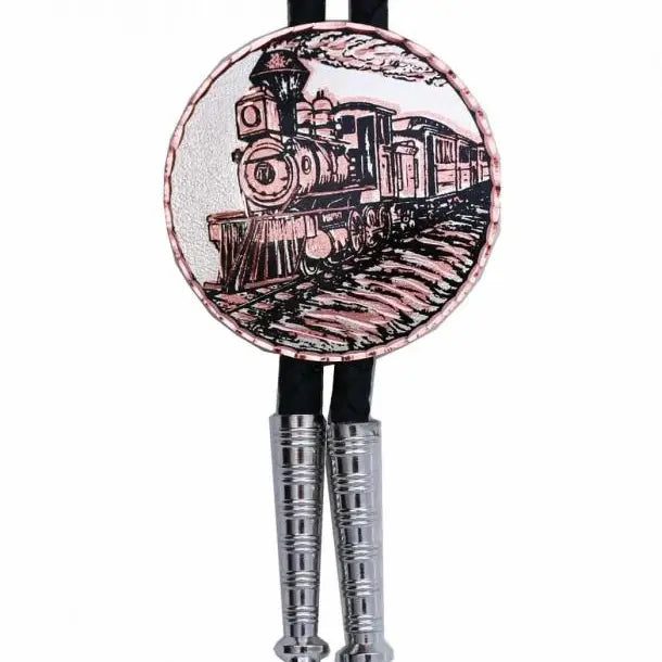 Steam Train Bolo Tie