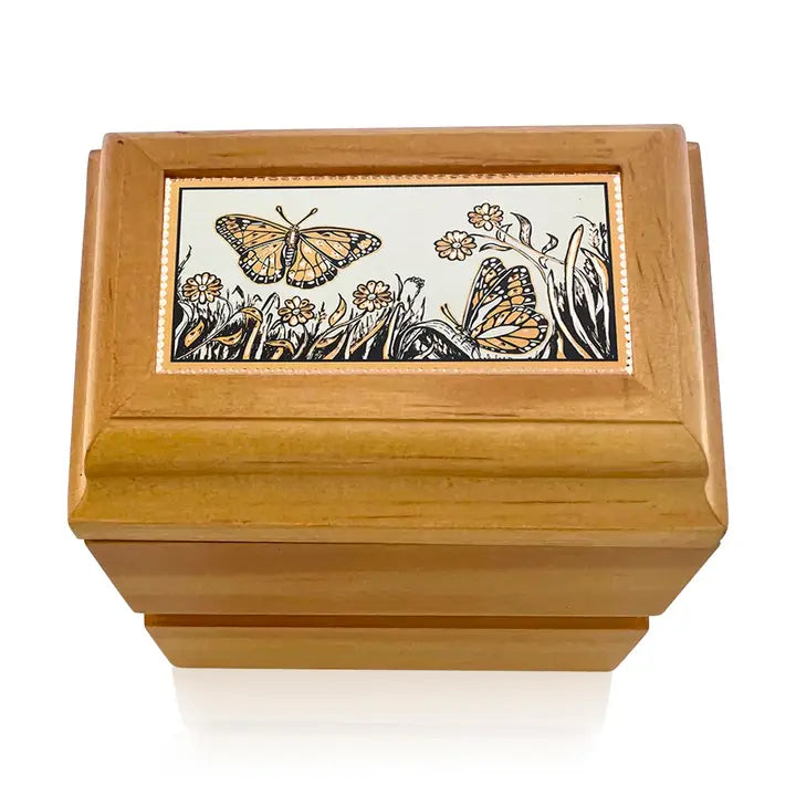 keepsake Wooden Box butterfly