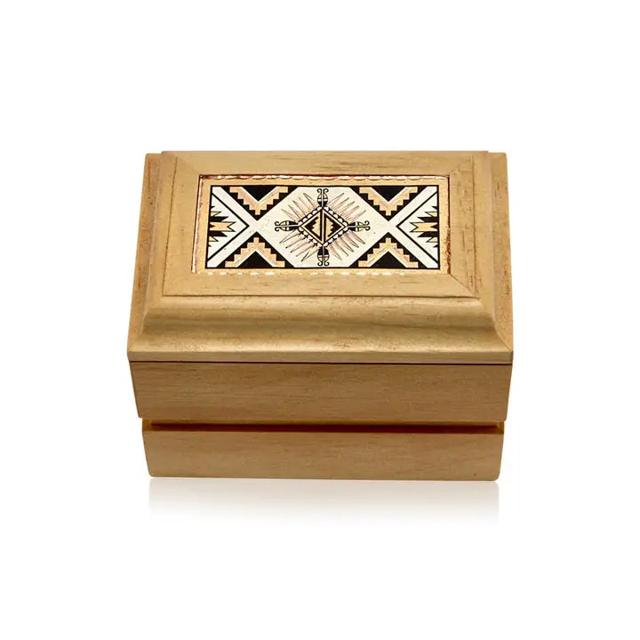 keepsake Wooden Box Southwest sunburst western