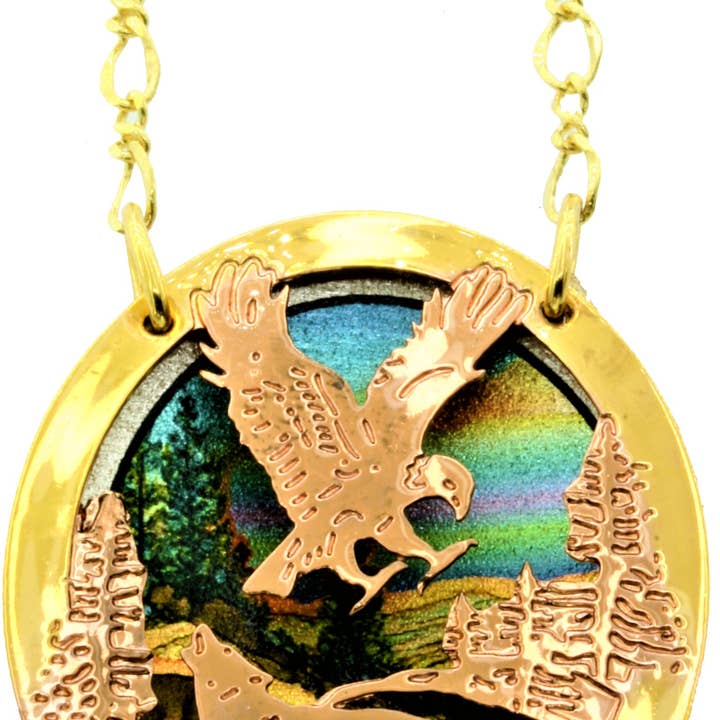 Eagle and Wolf Necklace