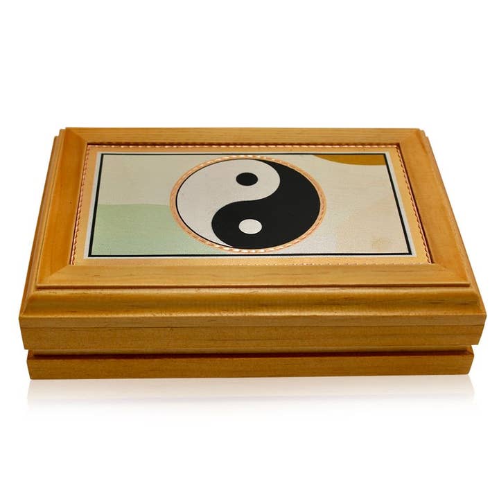 Wooden Box Yin Yang