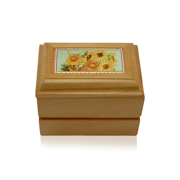 keepsake Wooden Box Van Gogh Sunflowers