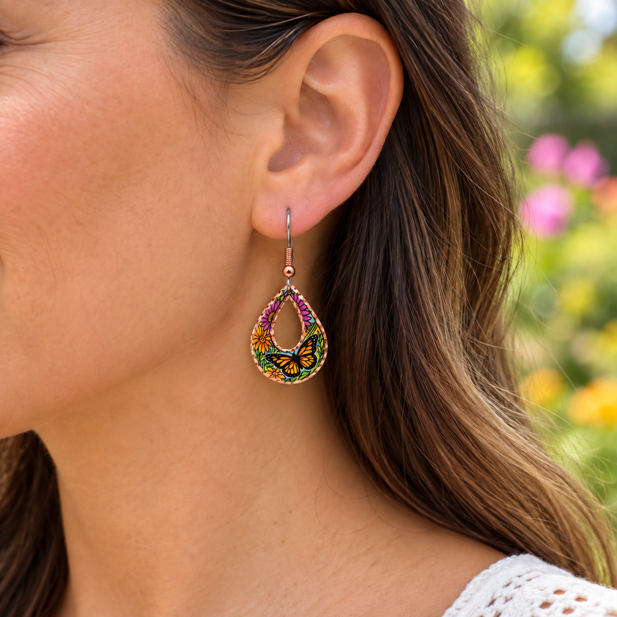 Monarch Butterfly Earrings