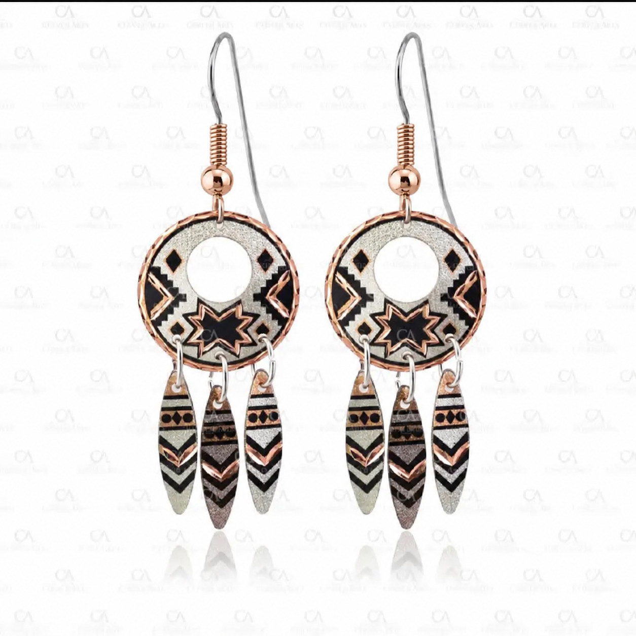 southwestern Star earrings