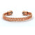 plain copper bracelet with magnets for ladies