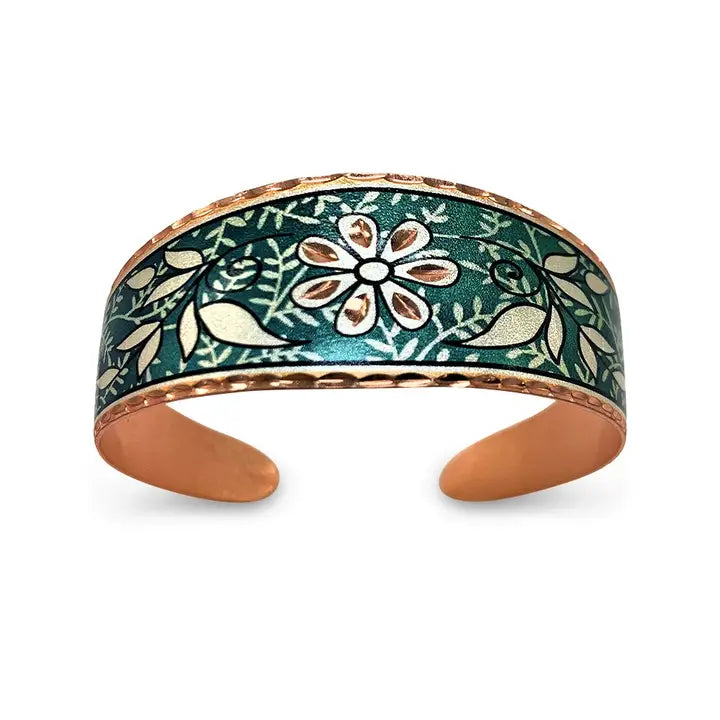 Buy Dark Green Flower Bracelets BF-11