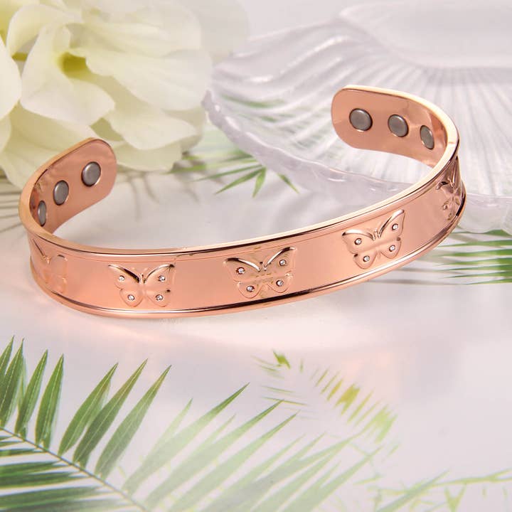 Butterfly   Design Magnetic Bracelet