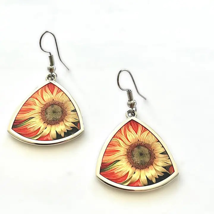 Gorgeous Sun flower  earrings