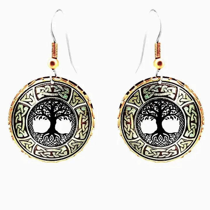 Tree of Life Celtic style earrings