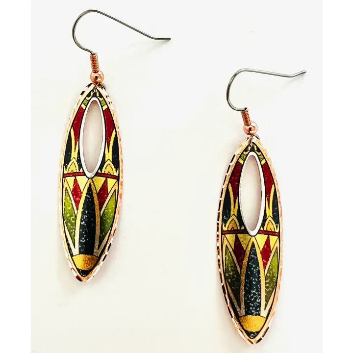 Ancient Egyptian Lotus Earrings