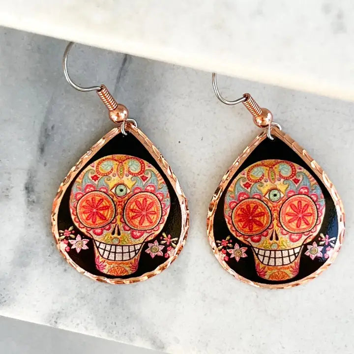 Day of the Dead Earrings CA-135