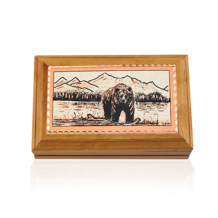 Wooden Box Bear