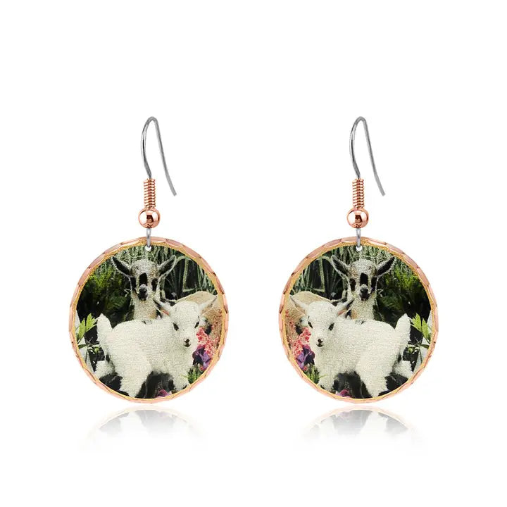 Goat  design Earrings