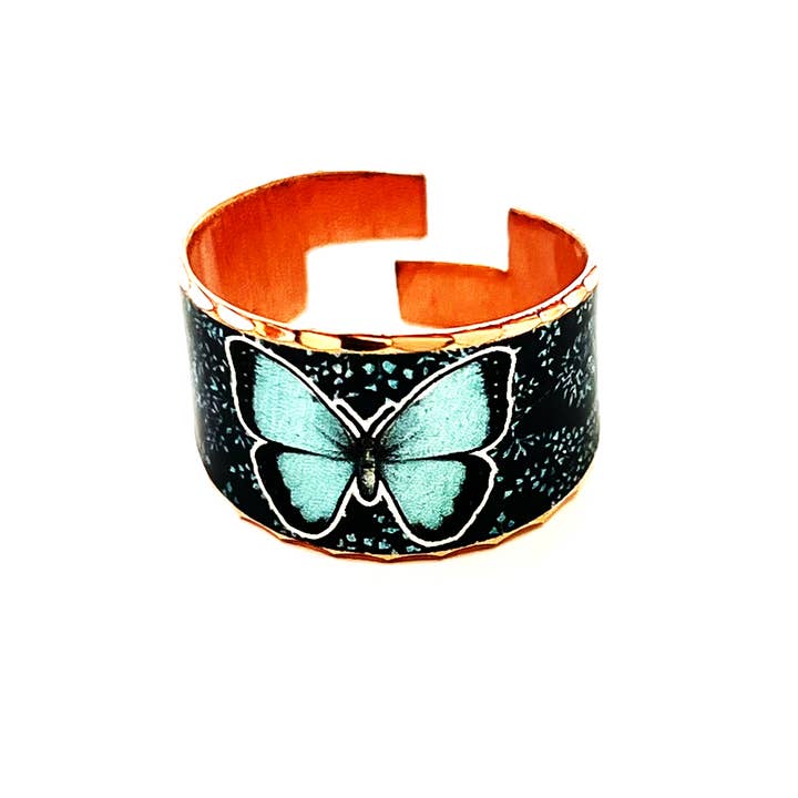Monarch butterfly Colorful Ring