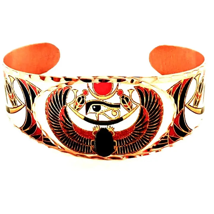 Scarab Beetle and Eye of Horus Bracelet