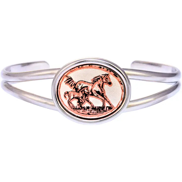 Foal &amp; Horse Wire Bracelet OWS-57
