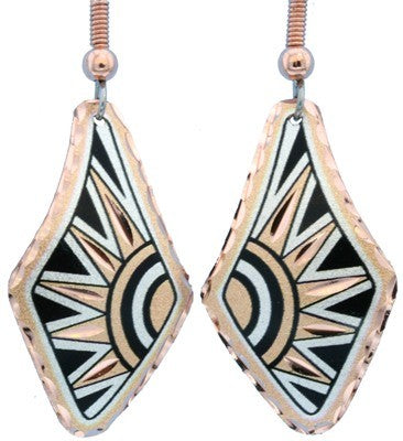 Handmade Earrings Sunburst