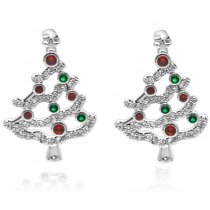 Christmas tree  stud earrings