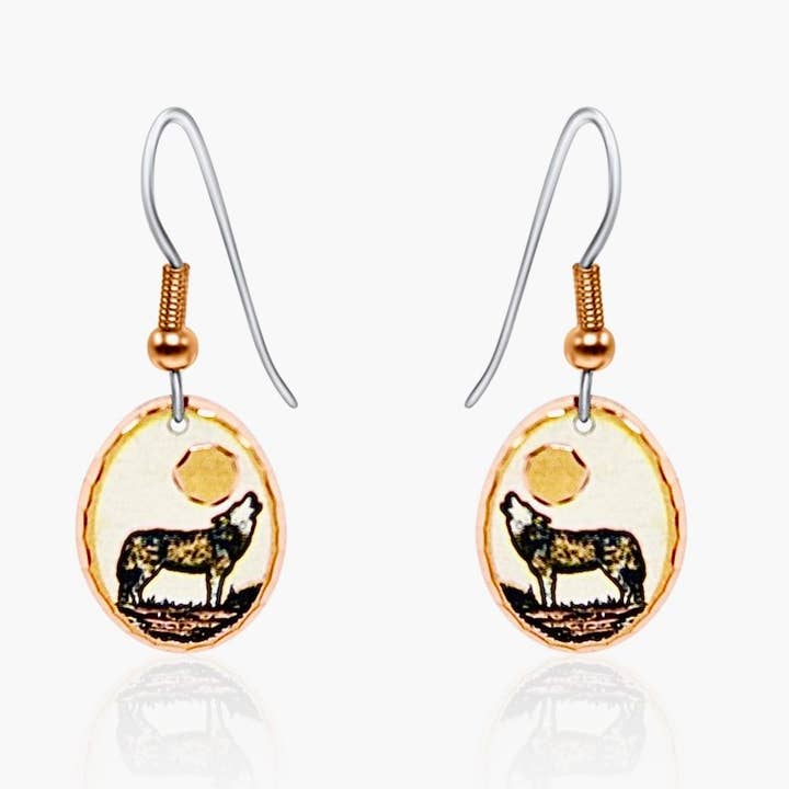 Wolf Earrings