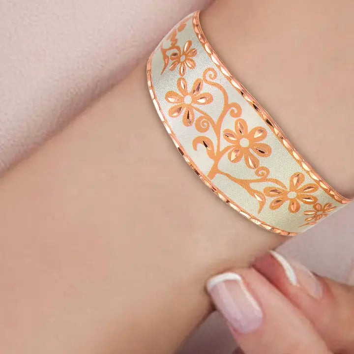 Unique Silver Flower Bracelets