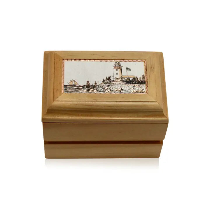 Keepsake  Wooden Box Lighthouse