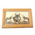 Wooden Box Wolf Face