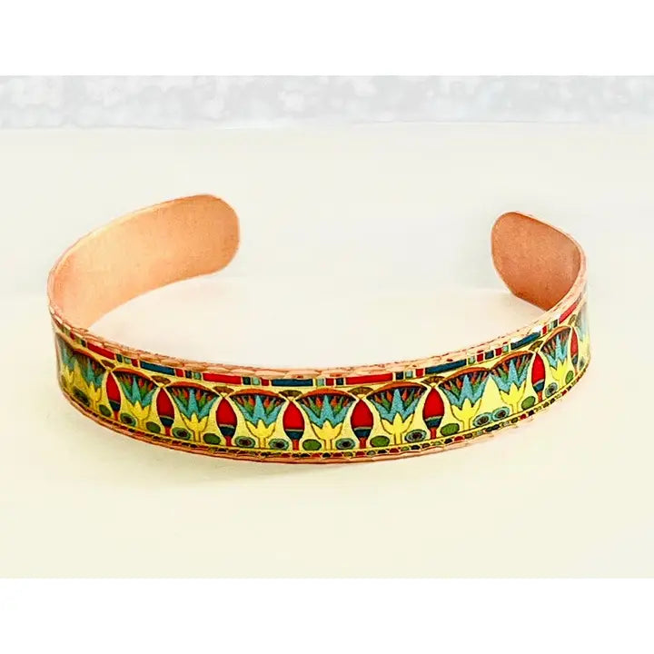 Egyptian Abstract Lotus Bracelet