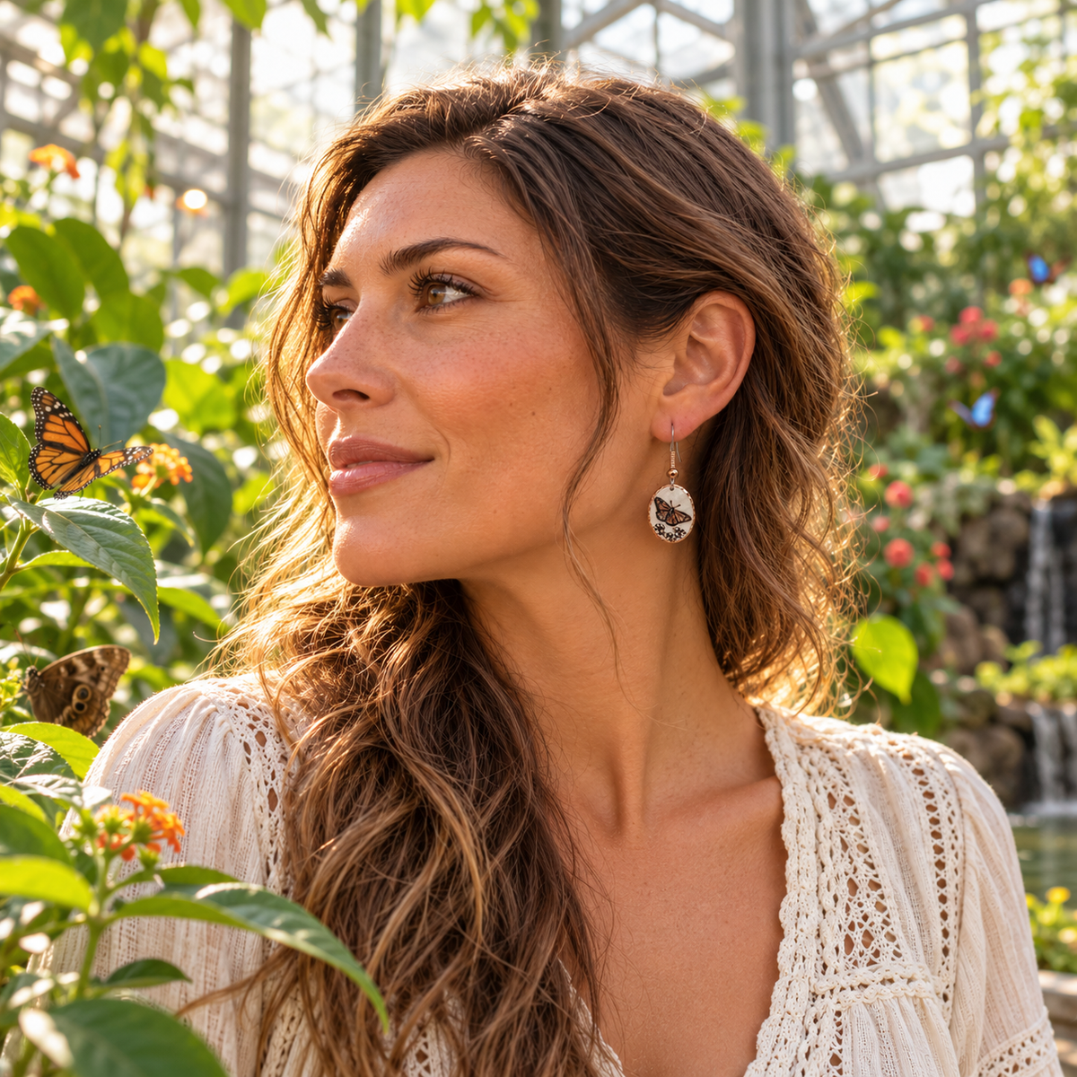 Monarch Butterfly Earrings