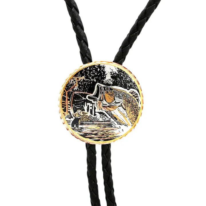 Fisherman  Bolo Tie