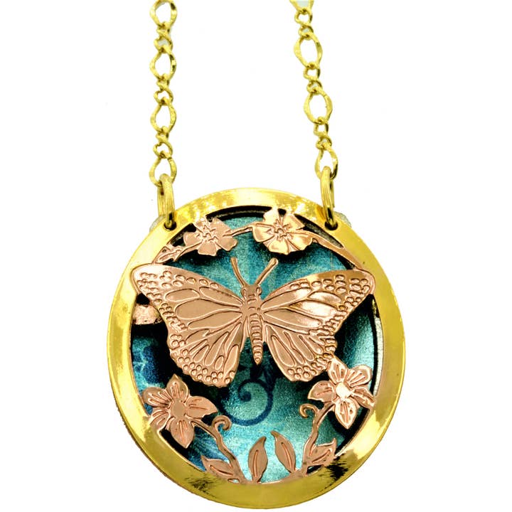 Cut Out Butterfly Necklace NPT-12