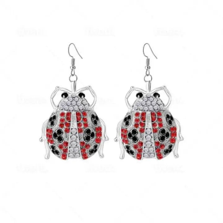stainless  Lady bug  beautiful   earrings