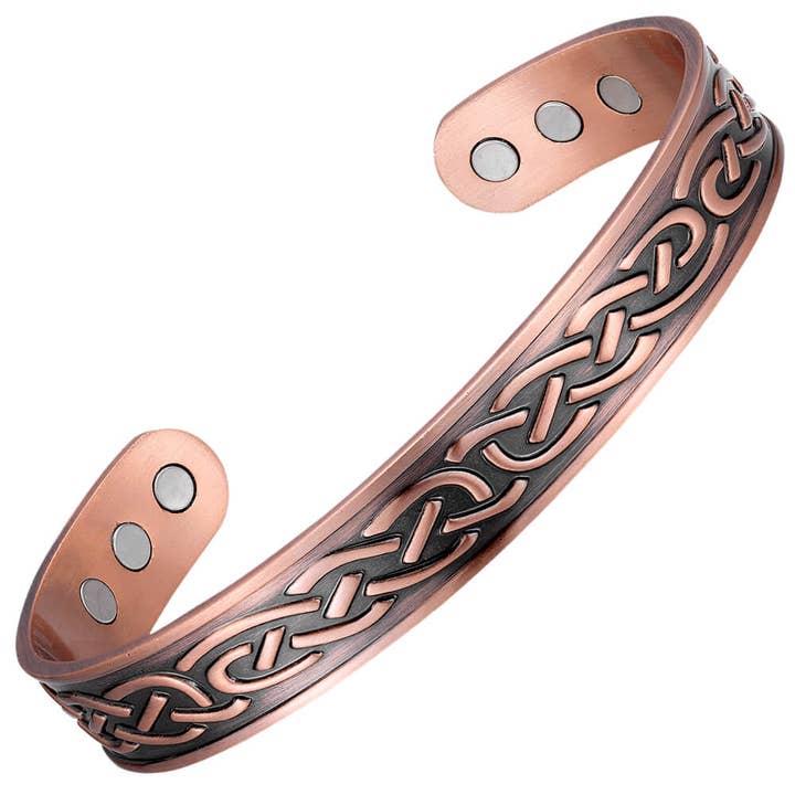 Celtic vintage magnetic adjustable bracelet