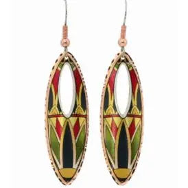 Ancient Egyptian Lotus Earrings