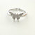 Stainless Steel Adjustable  Butterfly Ring