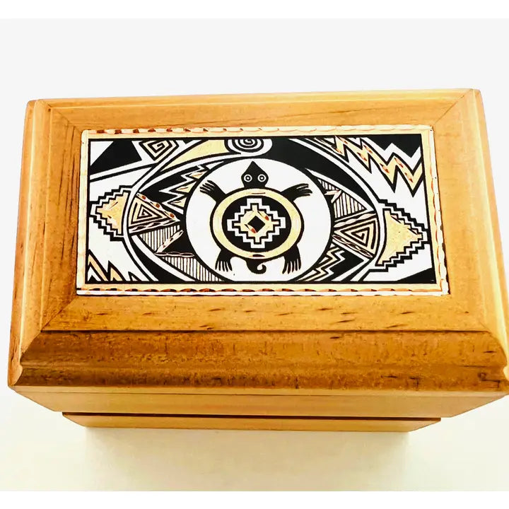 keepsake Wooden Box turtle