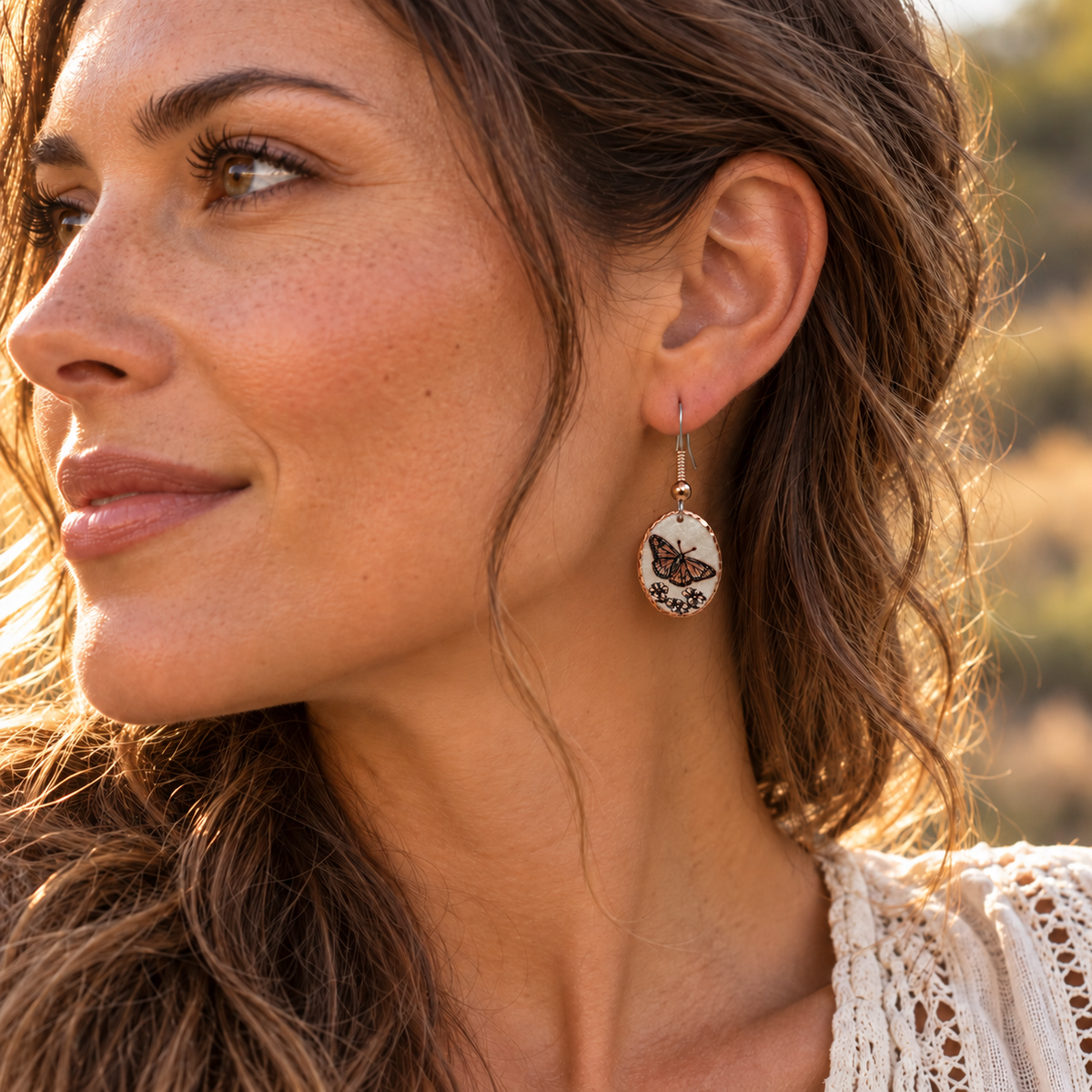 Monarch Butterfly Earrings