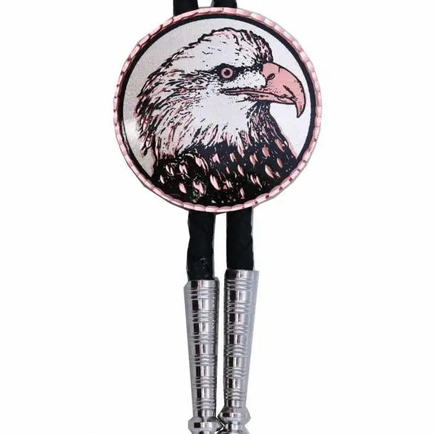 Wolf Face Western Bolo Tie