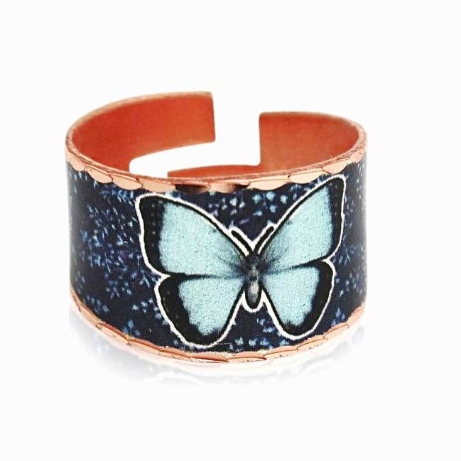 Monarch butterfly Colorful Ring