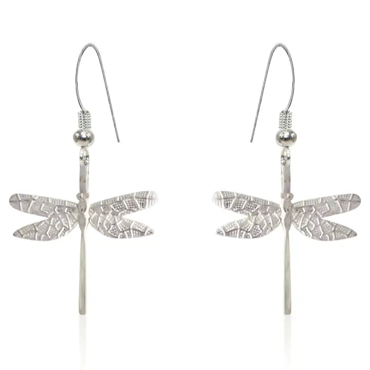 925 silver plated   Dragonfly Earrings