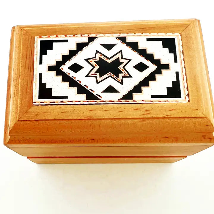Wooden Keepsake  Box southwest design