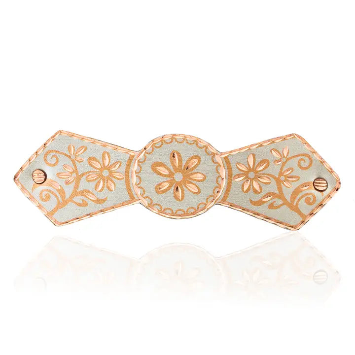 Silver Daisy Flower Hair Clip