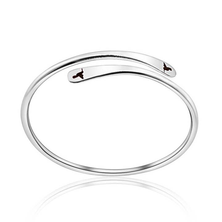 925 Sterling silver plated  hummingbird bracelet