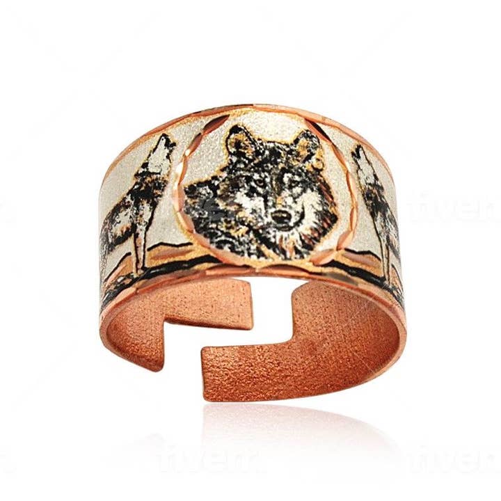 Wolf Adjustable Ring