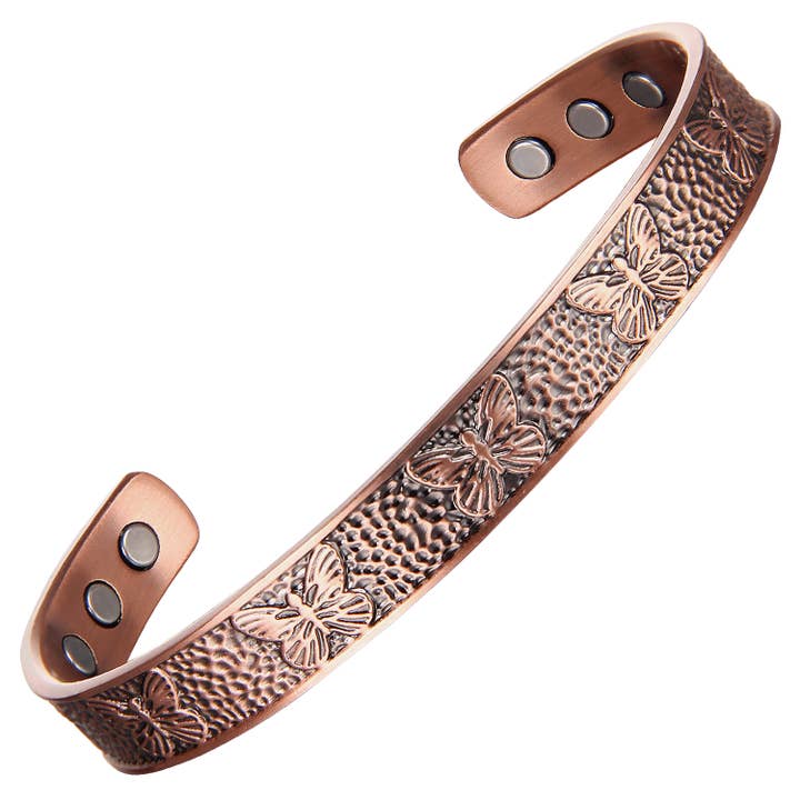 COPPER MAGNETIC  Butterfly  Bracelet  for arthritis
