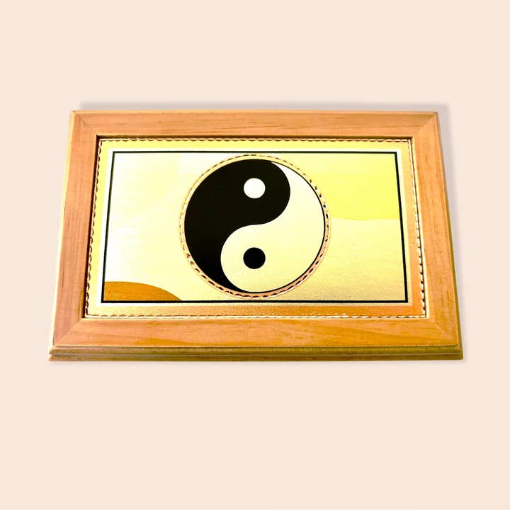 Wooden Box Yin Yang