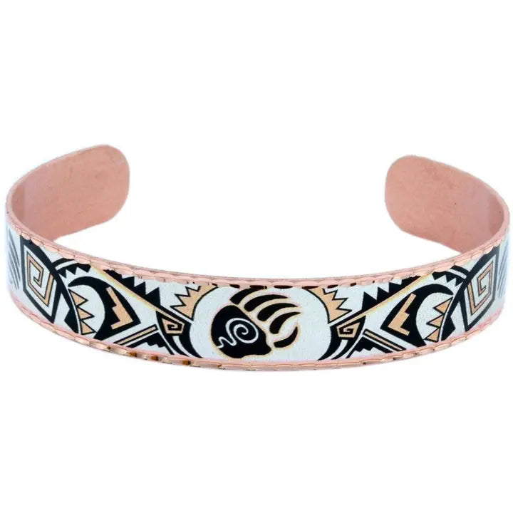 western Bear Paw Copper Cuff Bracelet