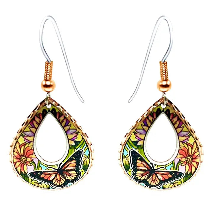Monarch Butterfly Earrings CA-682