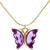 Purple  Butterfly Necklaces